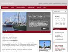 Tablet Screenshot of hamburg-reisen.com